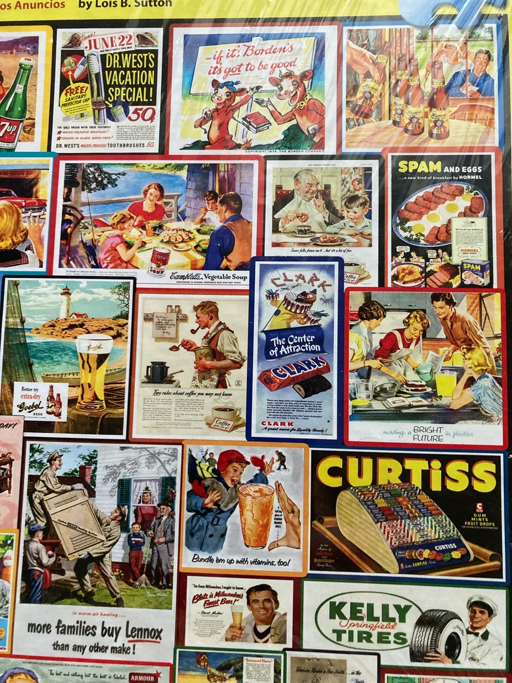 White Mountain Great Old Ads 1000 pcs Puzzle Vintage Collage - Picture 4 of 8